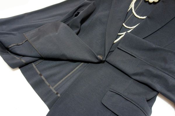 美品23区☆大きいサイズ44☆コットンテーラードジャケット