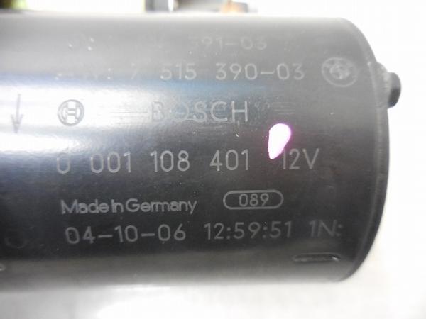 A795 E60 525i Mスポーツ 256S セルモーター 送料無料！