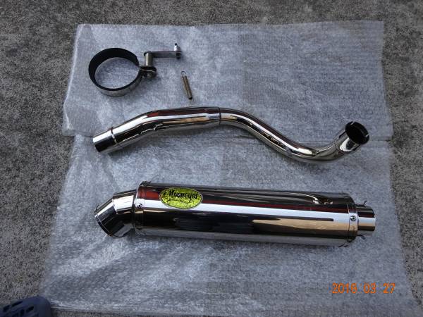 ホーネット250用 社外マフラー 美品 ホーネット250 社外マフラー 