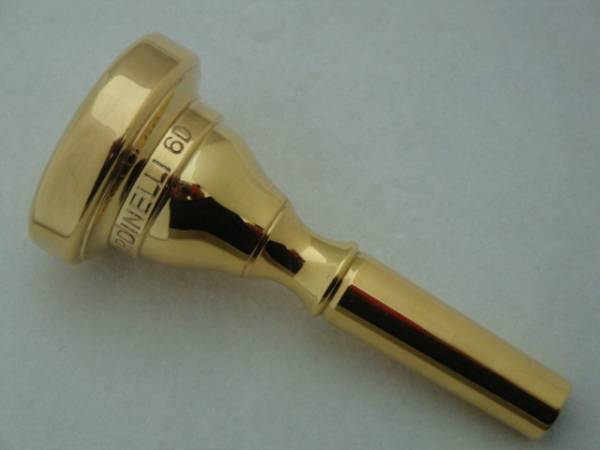 □希少！Vintage GIARDINELLI 6D マウスピース 細管 金メッキ