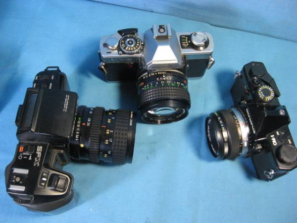 FF フィルムカメラ まとめ売り 14台セット　ストロボ 時代物、一眼レフカメラ3台とストロボまとめて出品 AuctionTemplates