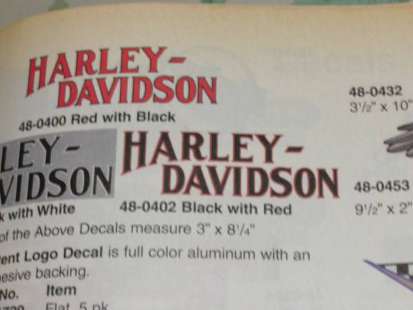 ハーレー・V-TWIN・ USA・タンクデカール・デッドストックＦＸＳ