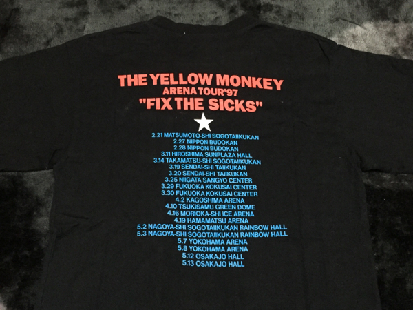 THE YELLOW MONKEY ツアーTシャツ“FIX THE SICKS”イエモン'97(Tシャツ