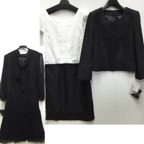 即決新品 フォーマル 3点セット ジャケット ワンピース２枚 11号