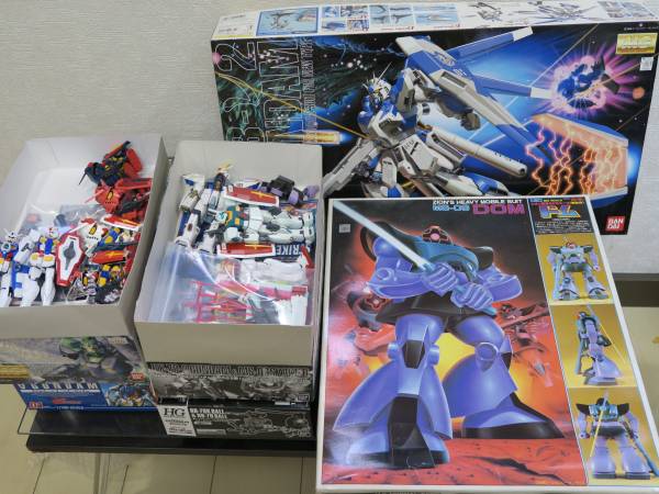 ジャンク ガンプラ HG/MG他 ドム/ターンエー/Hi-νガンダム等set Gundam
