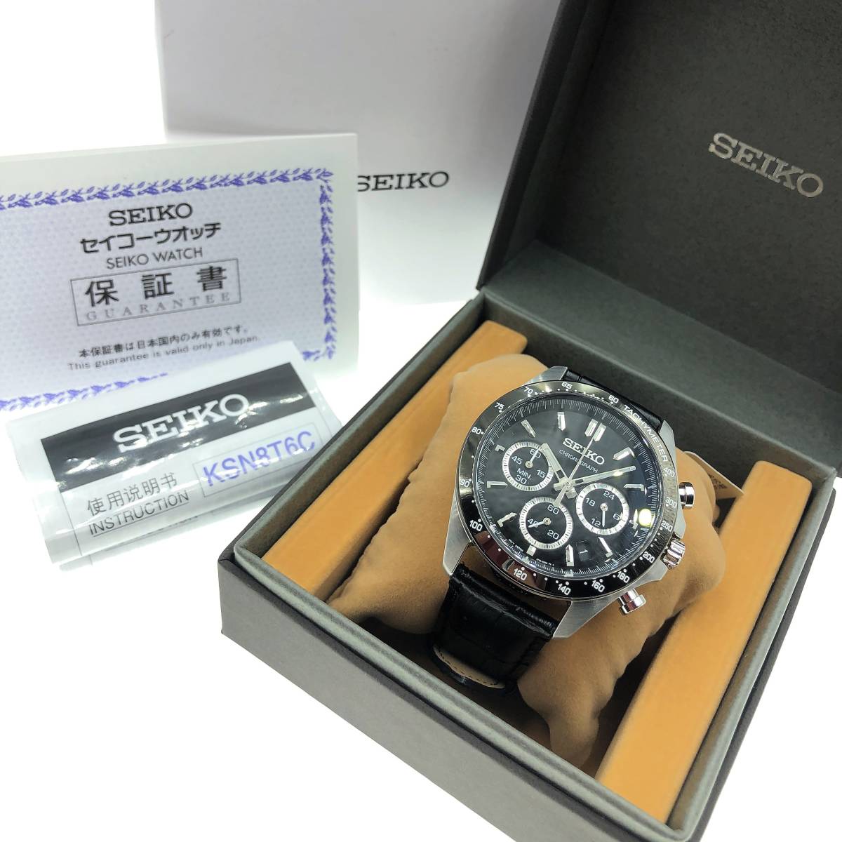 本物保証，大人気 ◇新品同様 SEIKO SBTR021 8Tクロノグラフ QZ 