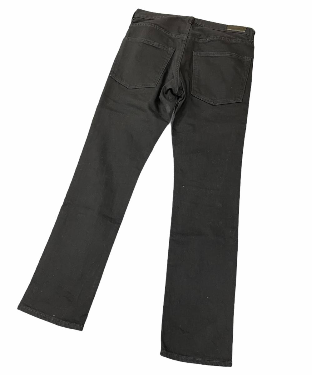 定価23100円 □ DESCENDANT 19AW DIN-4 01 JEANS BLACK ストレッチ 