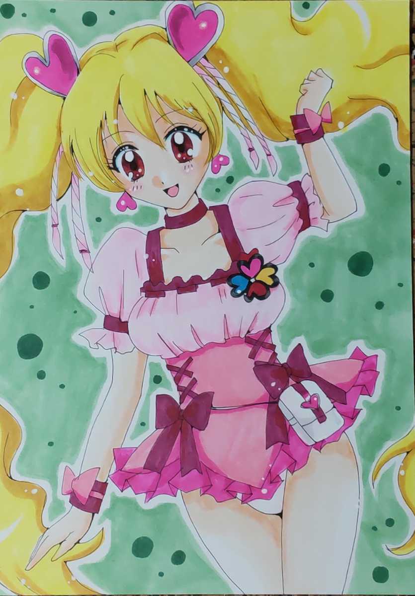 手描きイラスト フレッシュプリキュア キュアピーチ A5 手描きイラスト 売買されたオークション情報 Yahooの商品情報をアーカイブ公開 オークファン Aucfan Com