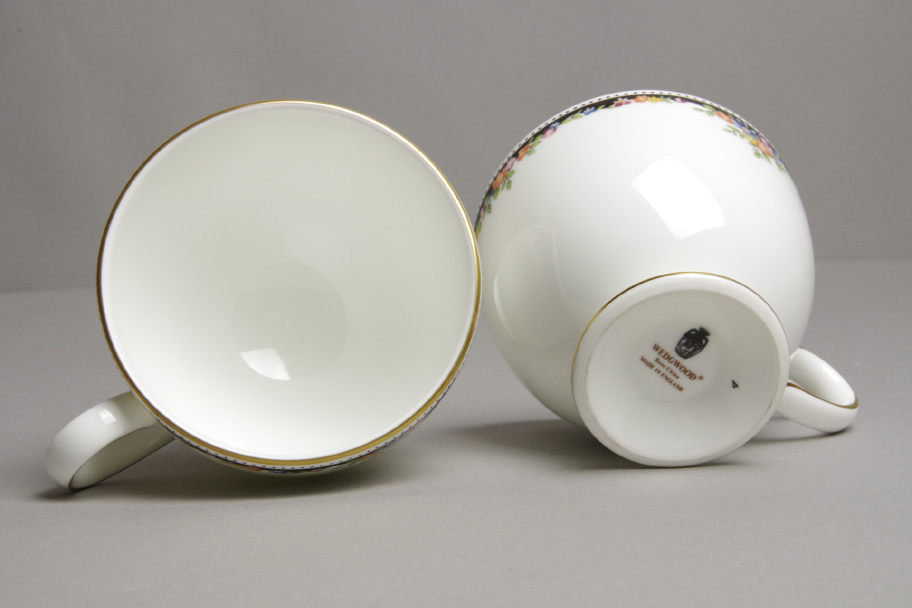 □廃盤 ウェッジウッド WEDGWOOD オズボーン カップ＆ソーサー 6客