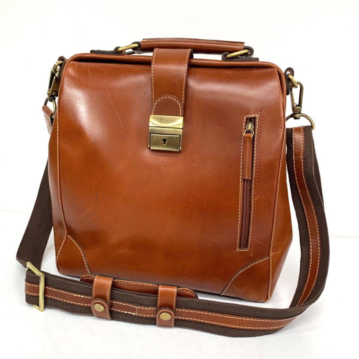 極上!!レザー使用 HERRINGBONE CLUB ヘリンボーンクラブ 本革 レザー 