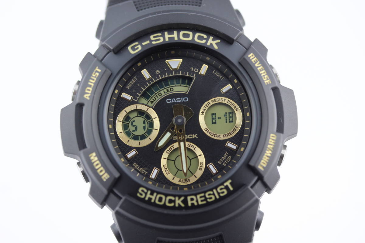 未使用品 CASIO G-SHOCK ワールドタイム AW-591GBX-1A9DR 海外モデル