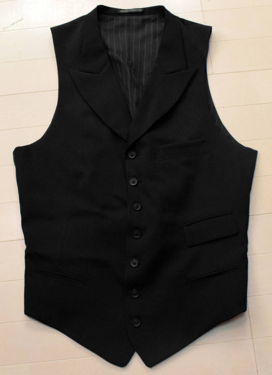 yohji yamamoto pour homme ウールギャバ ベスト 20aw yohjiyamamoto pour homme ヨウジヤマモト プール オム ウール