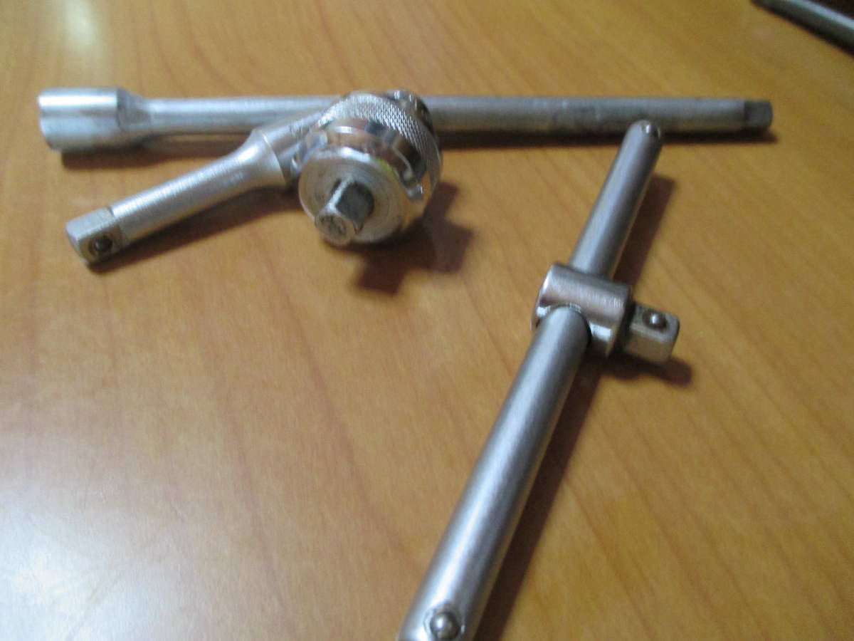 スナップオン　1/4　ラチェットアダプター　スライドバー　エクステンション　旧ロゴ ラチェットアダプター SNAP-ON 1&frasl;4dr サイズ 1&frasl;4 車いじりが快適になる工具スナップオンラチェットアダプターとTハンドル