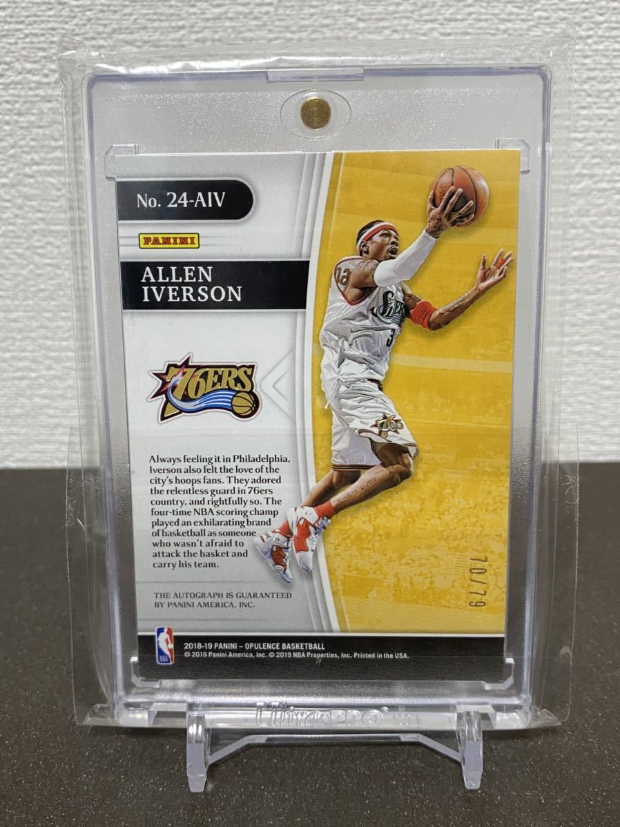 ◇79枚限定◇ 2018-19 Panini OPULENCE basketball Allen Iverson