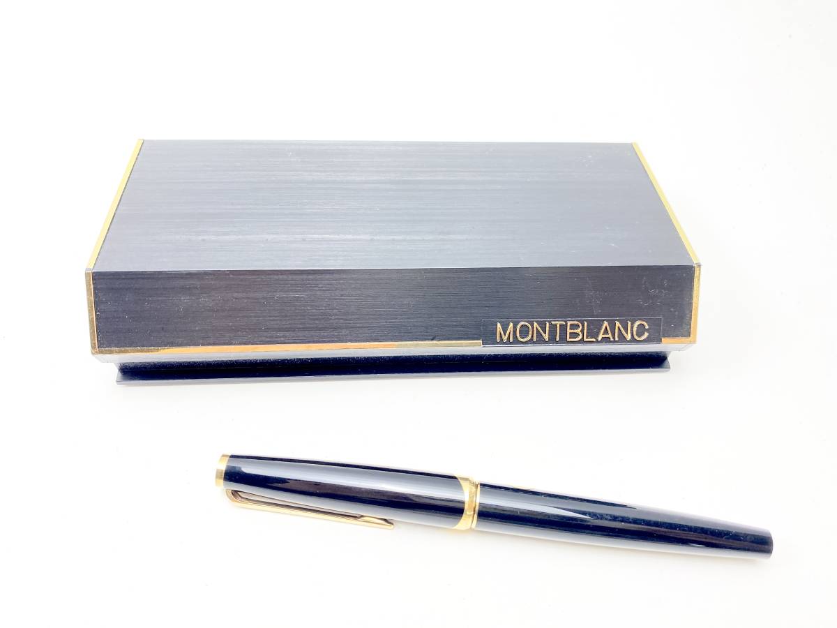 MONTBLANC/モンブラン 121 万年筆 ペン先 750刻印 ブラック 黒 K18