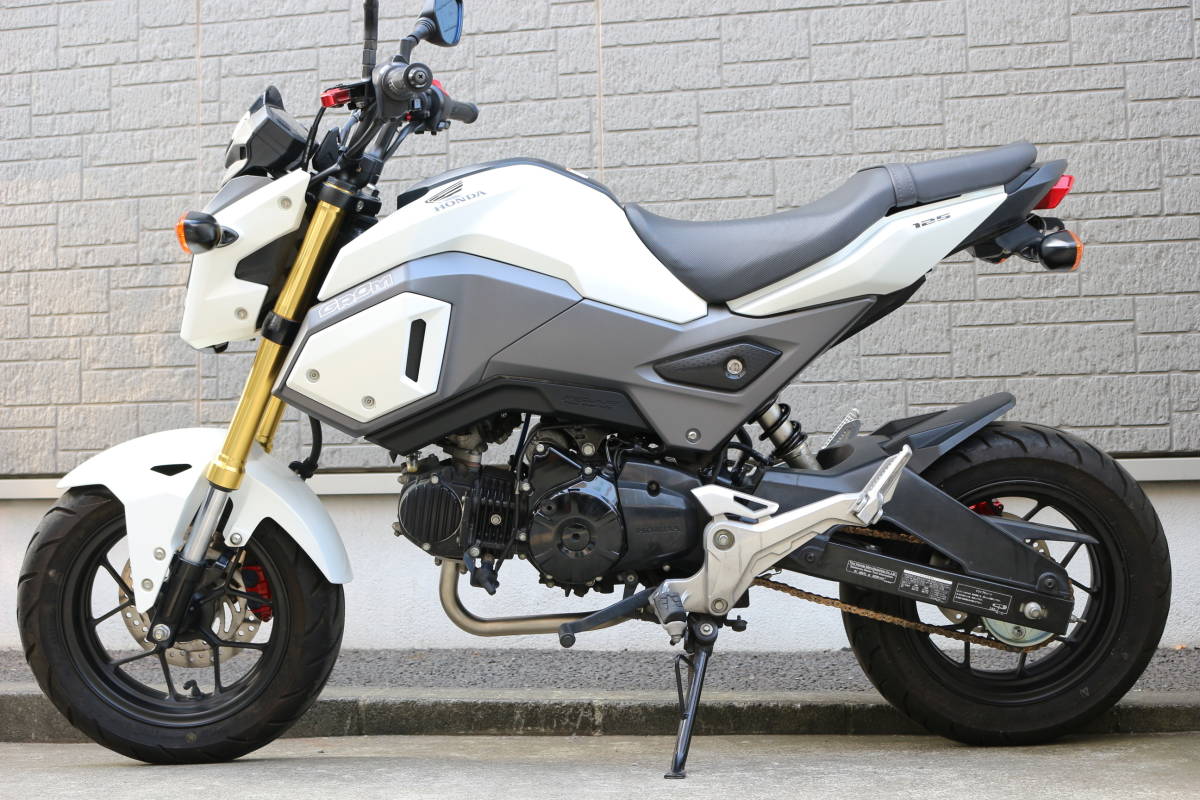 HONDA GROM グロム125(JC61)後期 改 カスタム ホワイト 綺麗 神奈川県