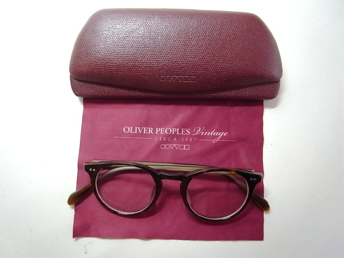 【生産終了品】オリバーピープルズ OLIVER PEOPLES × MILLER'S OATH Sir O'Malley VCT 限定生産モデル　(生産：オプテックジャパン期)