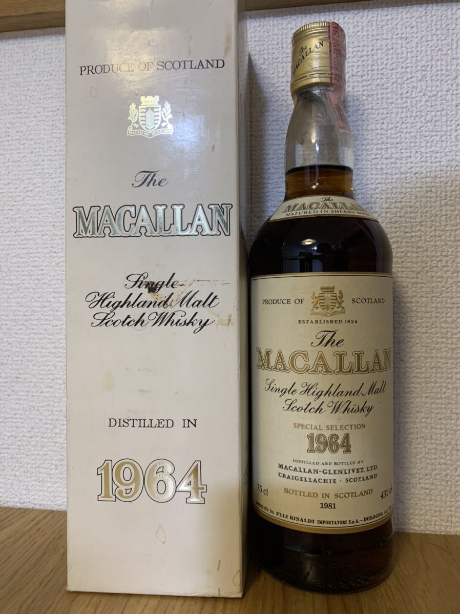 マッカラン 1964 MACALLAN オールドボトル 箱付 0 MACALLAN ミニボトル