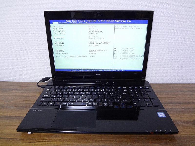 ○【ジャンク品】NEC Lavie NS700/G LAVIE NEC Core - NS750⁄CAW nec