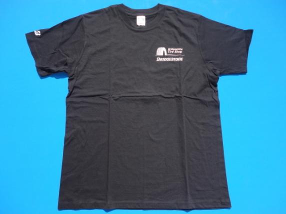 ☆ブリヂストンＴシャツ☆タイヤショップＴシャツ2019モデル☆ブラック☆ロゴ入り☆Lサイズ５着セット☆非売品