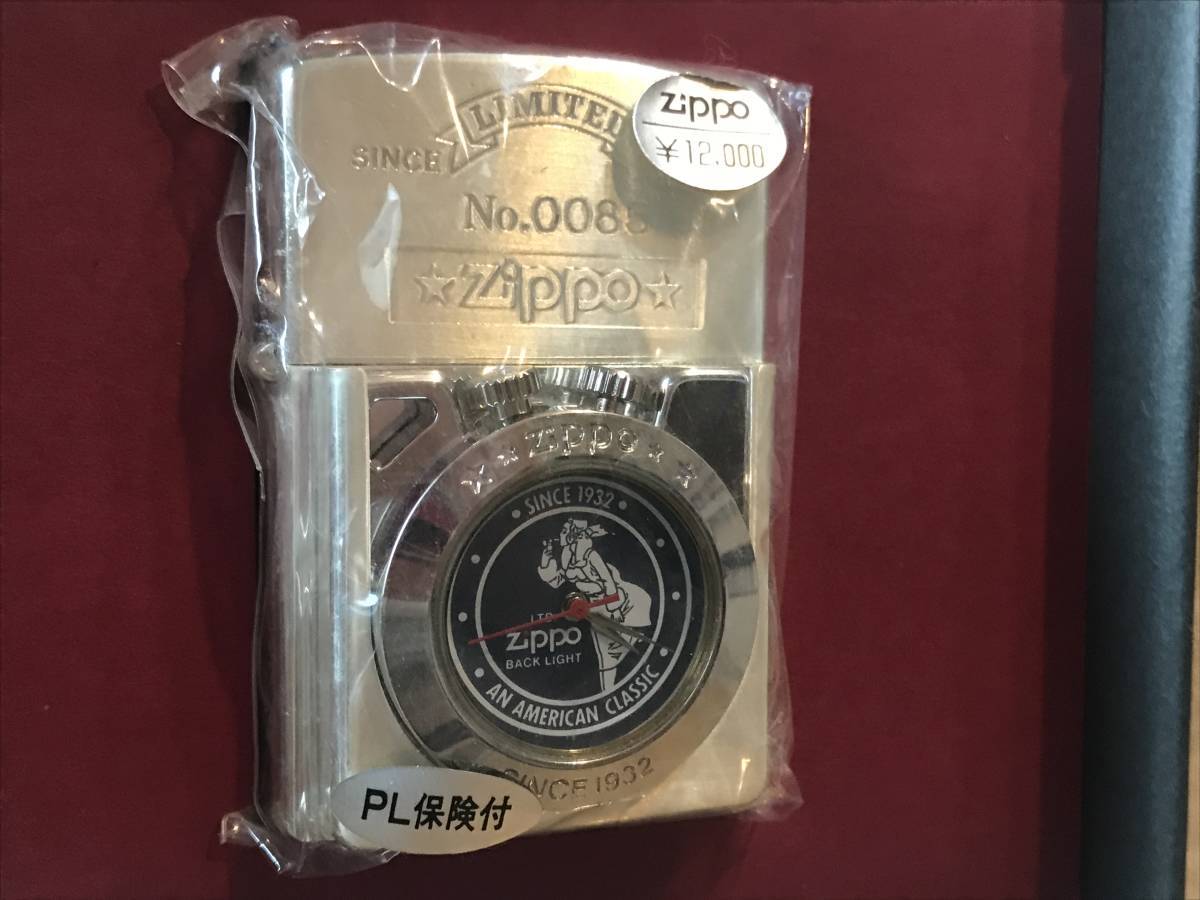 新品 ZIPPO ジッポー Windy ウィンディ タイムライト 時計付き 1000個 