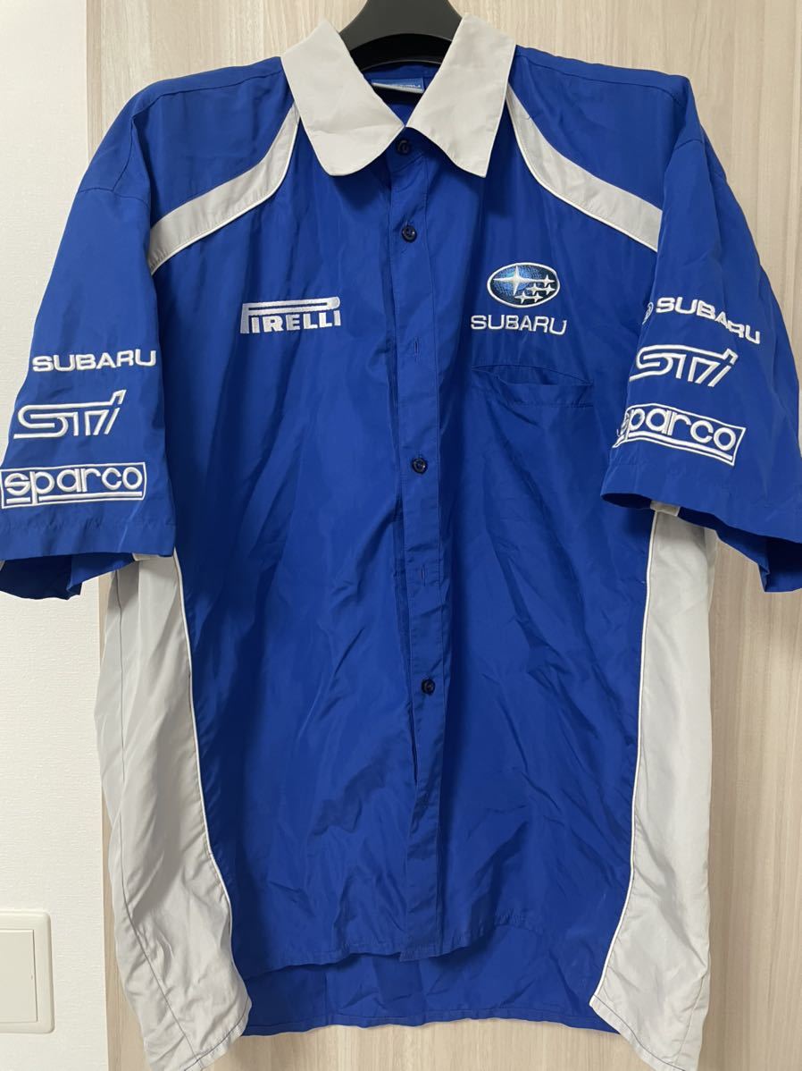 SUBARU STI 半袖シャツ　レーシング XL