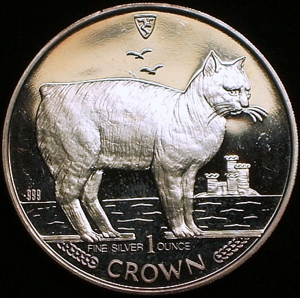 1988年 | 1オンス 1986年銘 メイプルリーフ銀貨 希少 【英領マン島