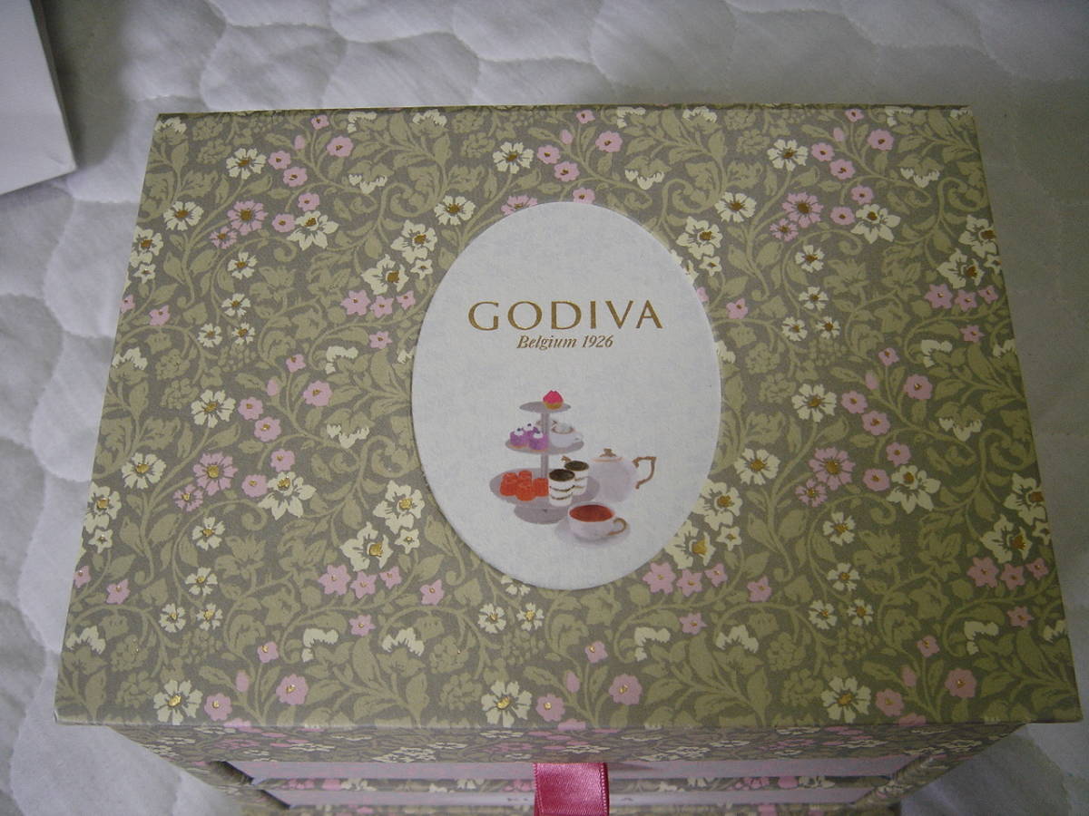 空箱 GODIVA/ゴディバ ティータイムスイーツセット 引き出し 小物入 