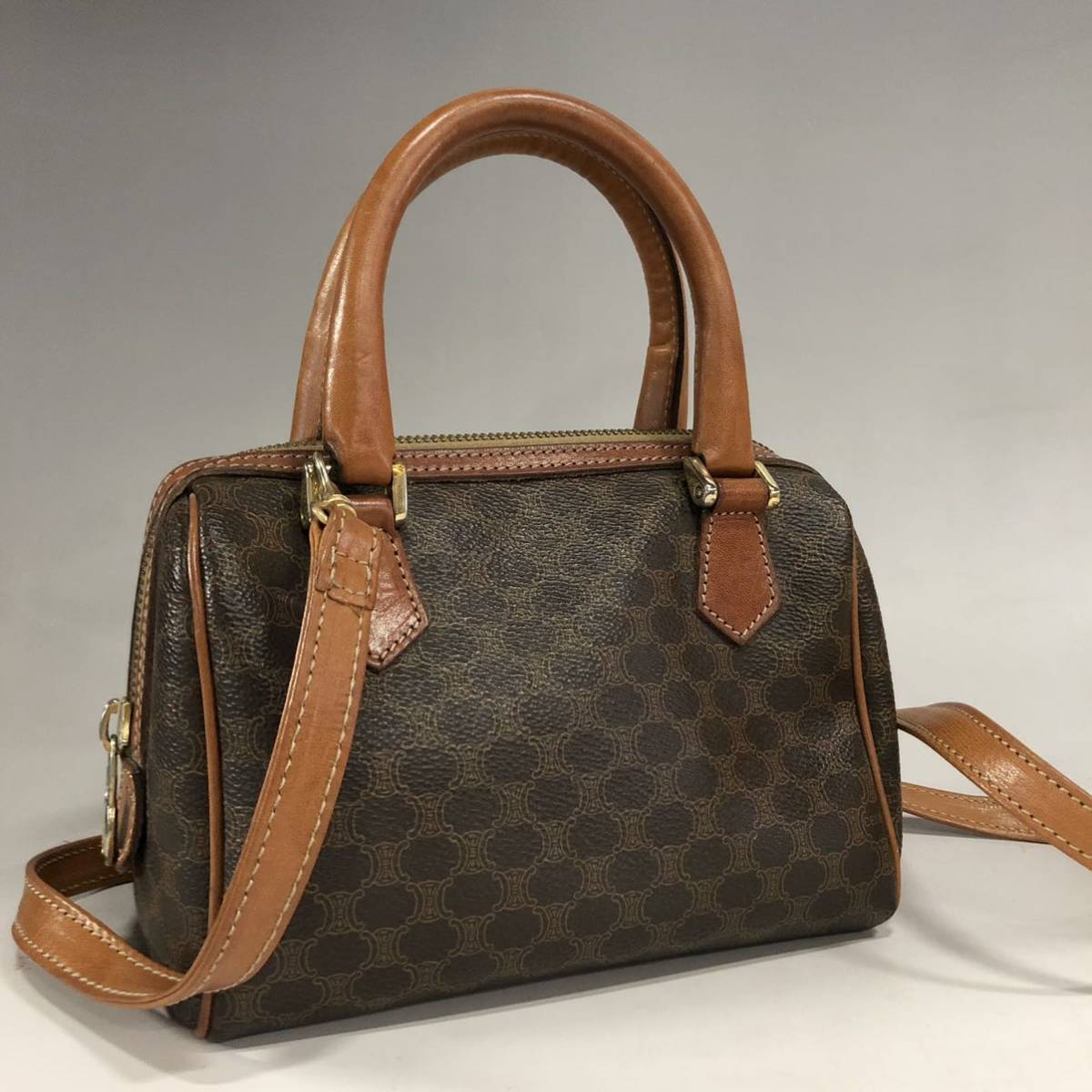 セリーヌ CELINE ヴィンテージ 1円 スターボール マカダム 金具 良品