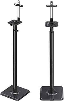 [Amazonブランド] スピーカーマウント スピーカースタンド ポール型 小型スピーカー Eono(イオーノ) 本棚スピーカー
