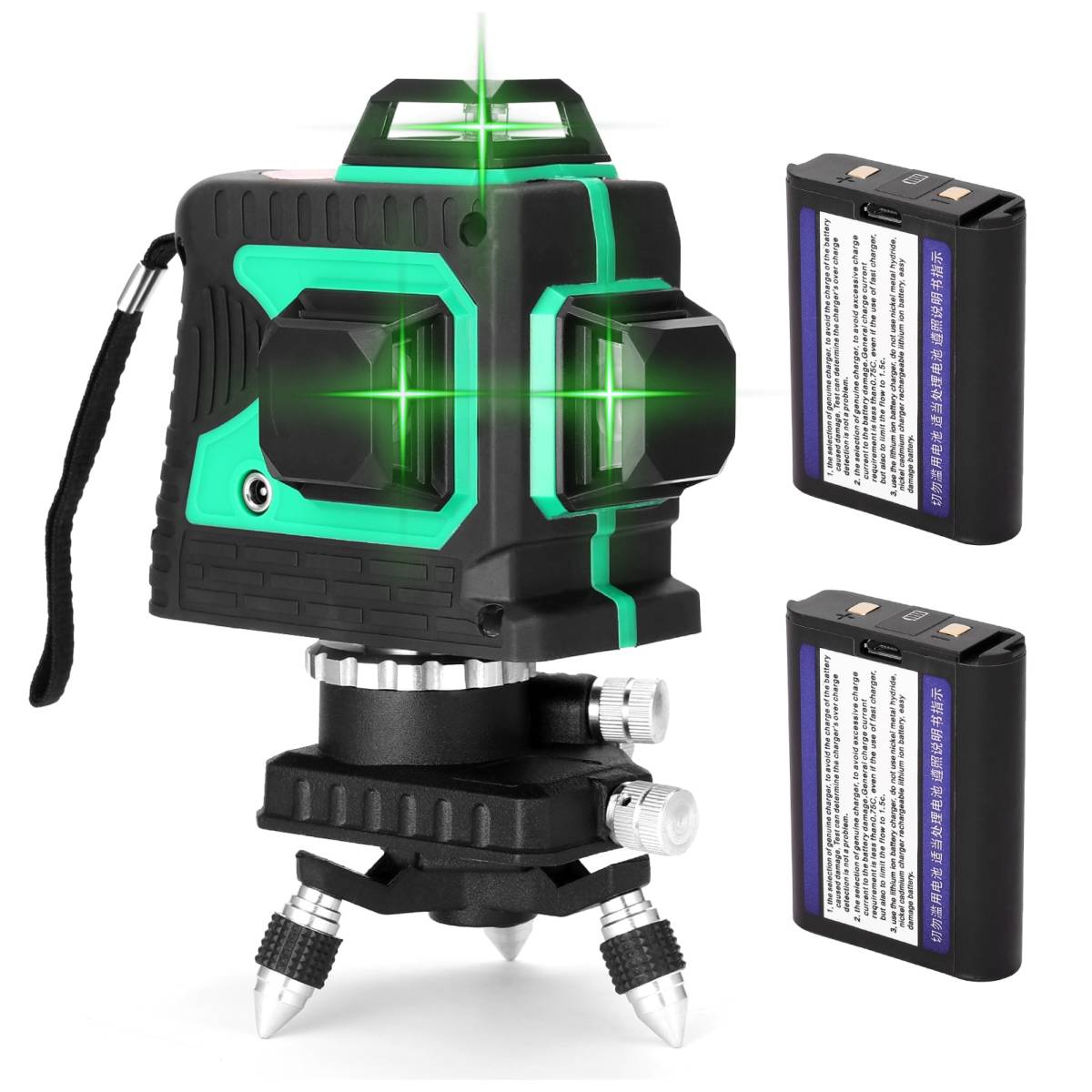【大人気，品質保証】 調節可能なアダプタレーザー &times; グリーンビーム 3D 360 り僅か12 360 ライン 自己レベリングレーザーレベルメーター水平(光学測定器)｜売買されたオークション情報、yahooの商品情報をアー 光学測定器