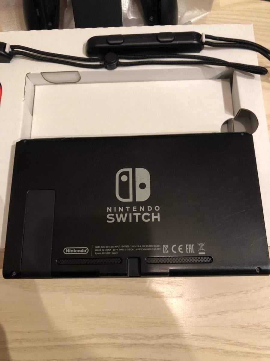 動作確認済 美品 新型 欠品なし バッテリー拡張型 Nintendo Switch