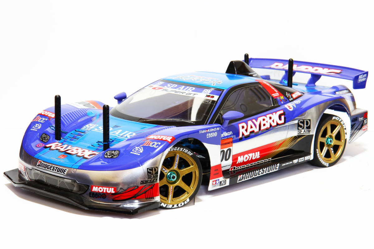 TA-05 IFS-R レイブリックNSX 動作確認済 タミヤ純正アルミオプション多数、スーパーストックモーター、サーボ、スペアタイヤ、取説付き。_1