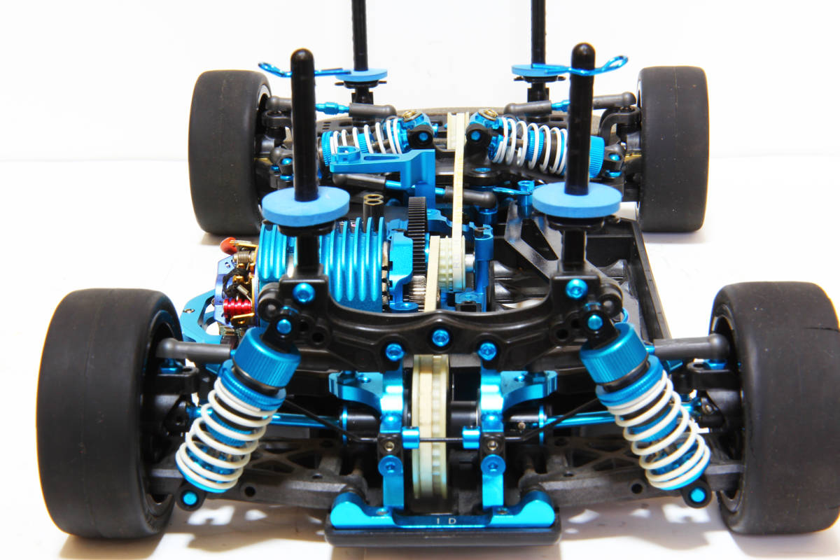 TA-05 IFS-R レイブリックNSX 動作確認済 タミヤ純正アルミオプション多数、スーパーストックモーター、サーボ、スペアタイヤ、取説付き。_3