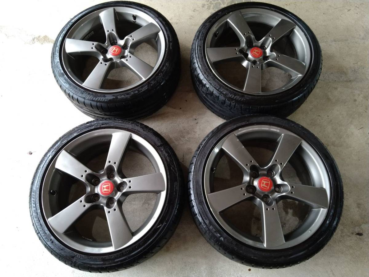 RX-8純正ホイール 自家塗装ガンメタ シビックTypeR FD2で使用
