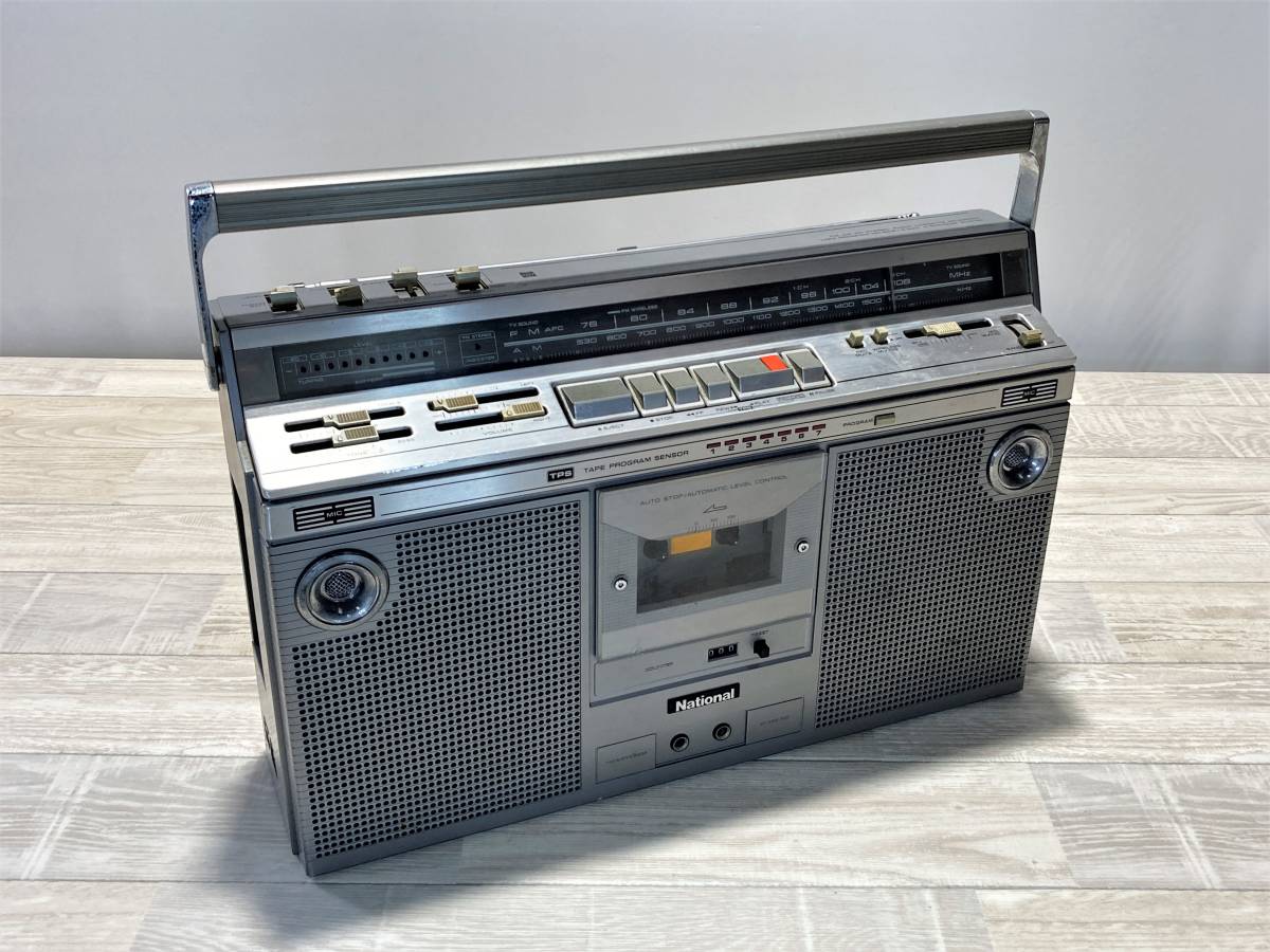 ナショナル - RQ-545 ラジカセ National 昭和レトロ カセットテープ