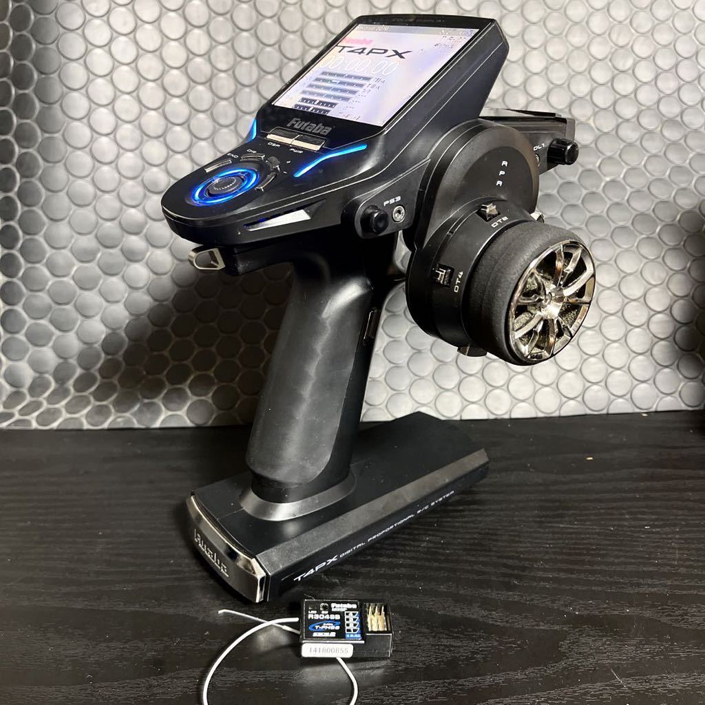 フタバプロポ カー用　2.4GＨz 4PX メーカーメンテナンス済　美品　グリップ、ドリフト車など