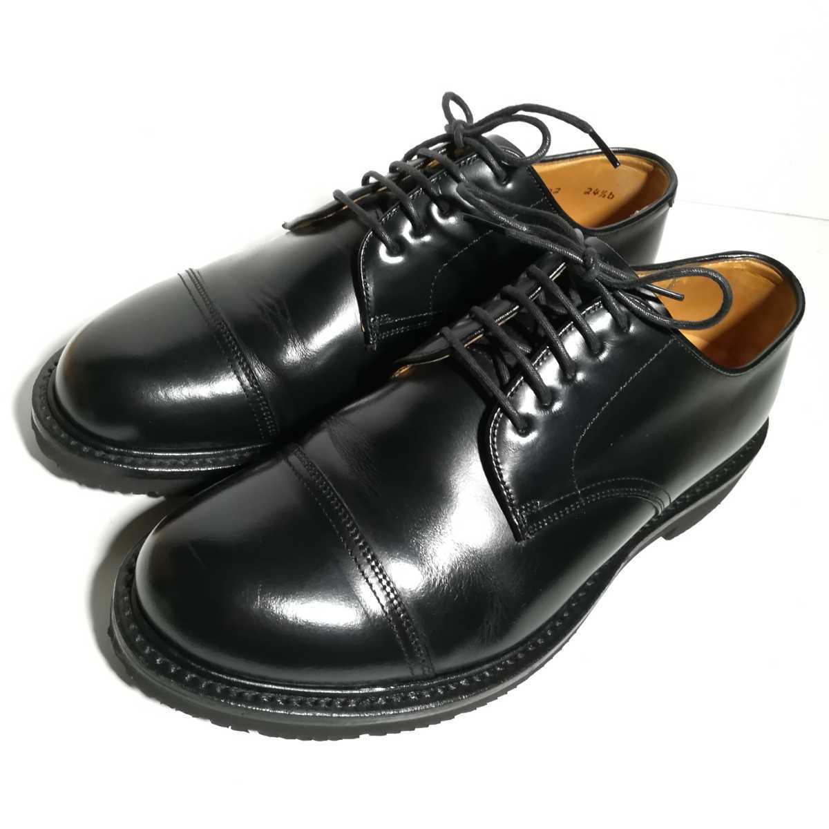リーガル REGAL ストレートチップ レザーシューズ 革靴 黒 25cm （3E