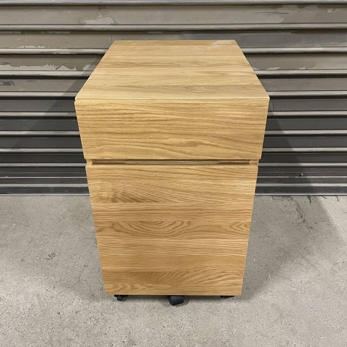 MUJI/無印良品 木製カップボード 幅88 オーク材 天然木 ワゴン MUJI/無印良品 木製カップボード 幅88 オーク材 天然木 ワゴン