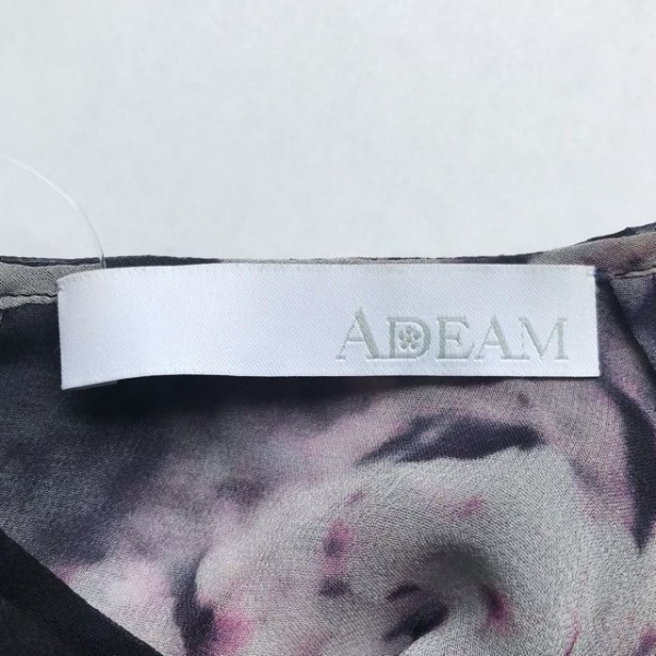 アディアム ADEAM チュニック サイズ2 M - ネイビー×ピンク×マルチ  