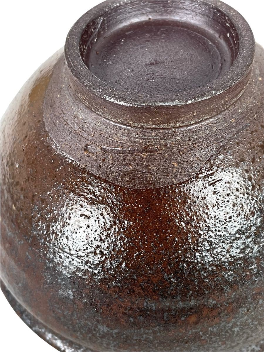 宇】DD473 備前焼 初代 大饗仁堂造 細密龍摘宝瓶 共箱 煎茶