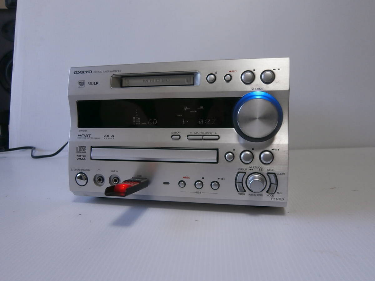 ONKYO FR-N7EX リモコン付き ONKYO オンキョー FR-N7EX CD MD USB
