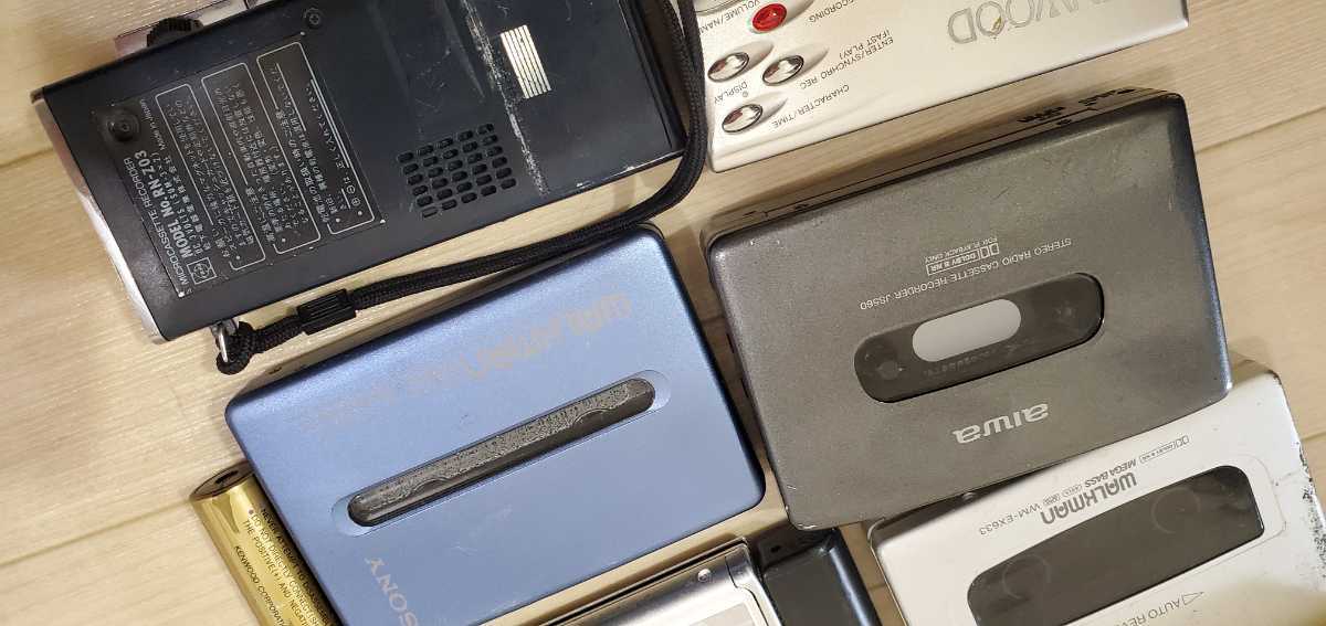 SONY SHARP パナソニック MD カセットウォークマン まとめ売り 使っ