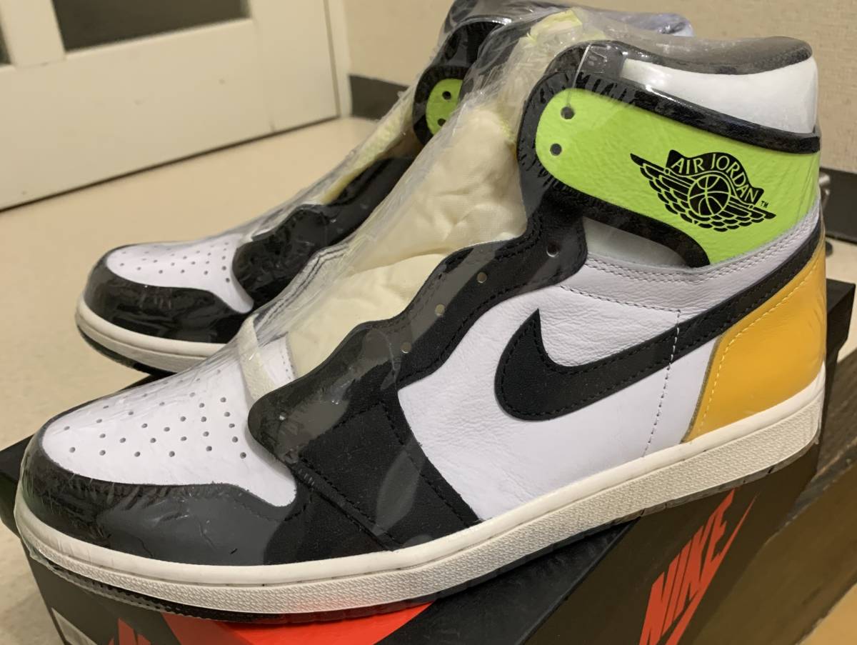 NIKE AIR JORDAN 1 HIGH OG VOLT GOLD ナイキ エアジョーダン ハイ ゴールド US10 28cm END