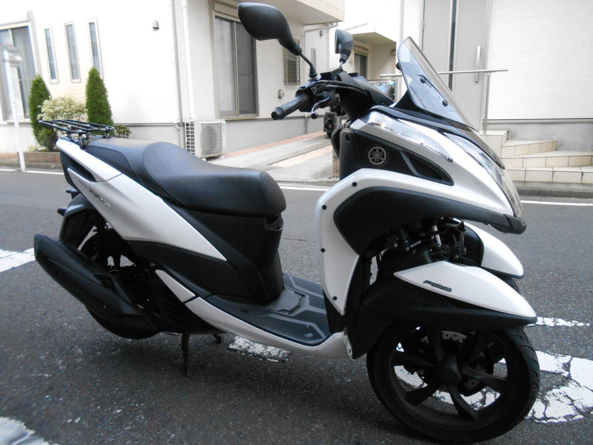 トリシティ155 ABS SG37J 2018年式 側車付きオートバイ 高速走行可能です。