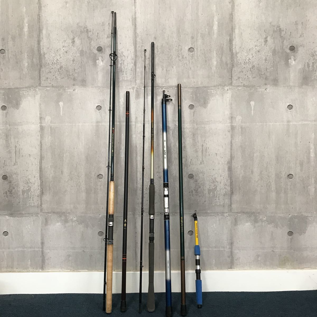 ジャンク品】釣り竿まとめ 6本セット SHIMANO DAIWA ABYSPECIAL SUZUMI