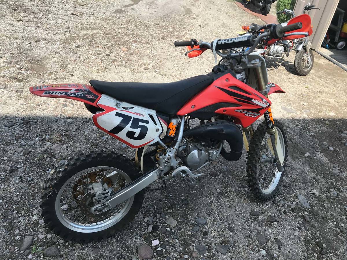 しお HONDA競技用車 両希少CR80 大人仕様 長期始動なしぷちカスタム