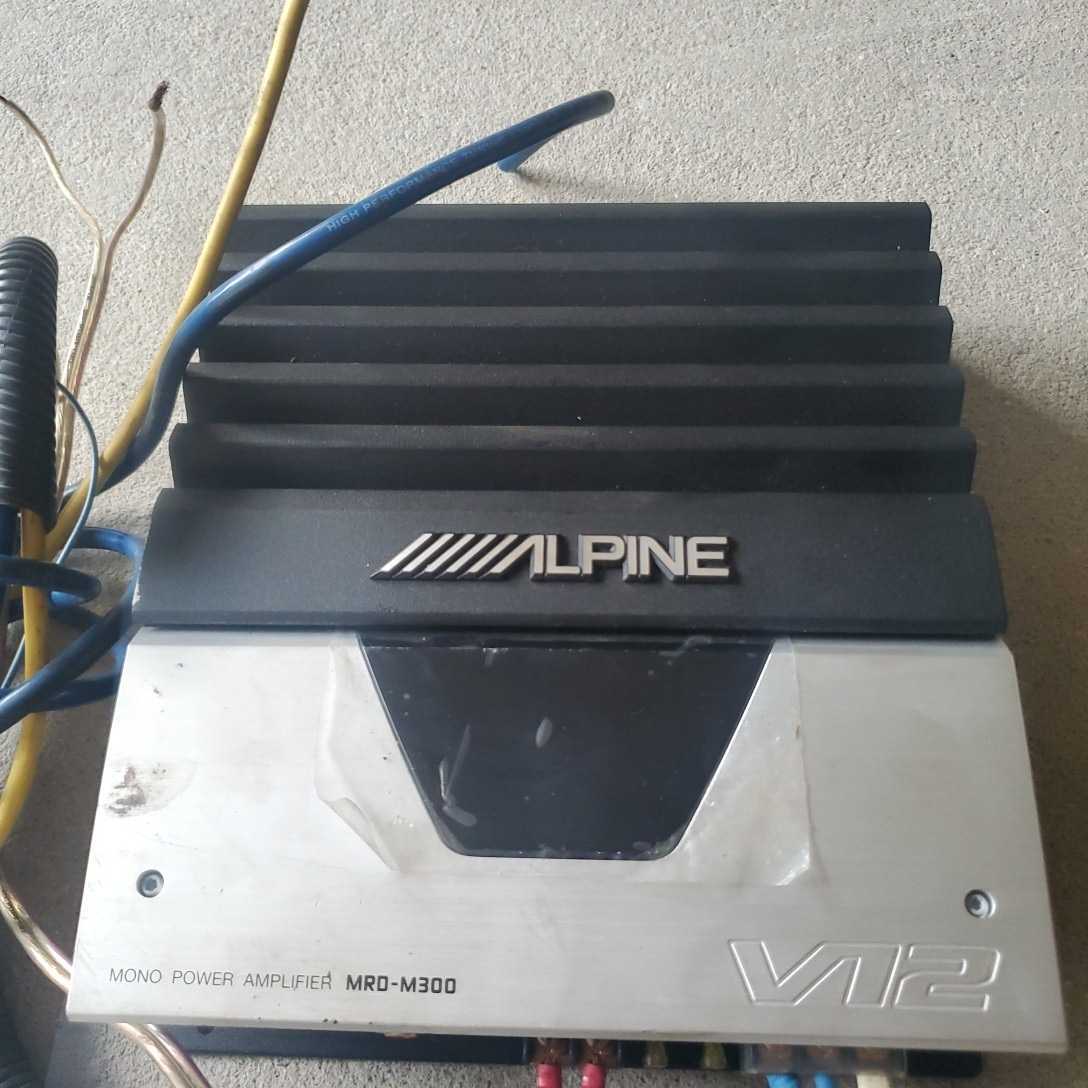 ALPINE アルパインMRD-M300 V12 モノラル パワーアンプ アンプ 自動車