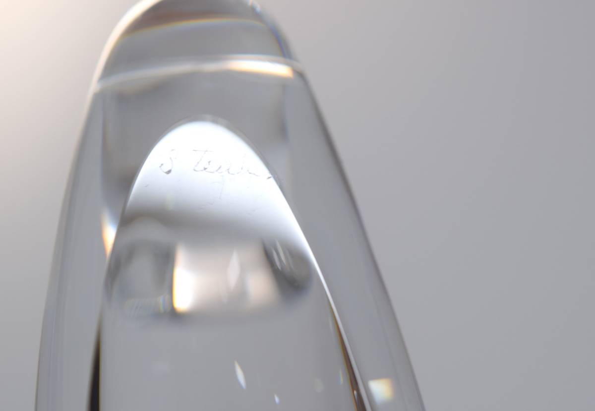 道］STEUBEN GLASS スチューベン クリスタル ガラス りんご