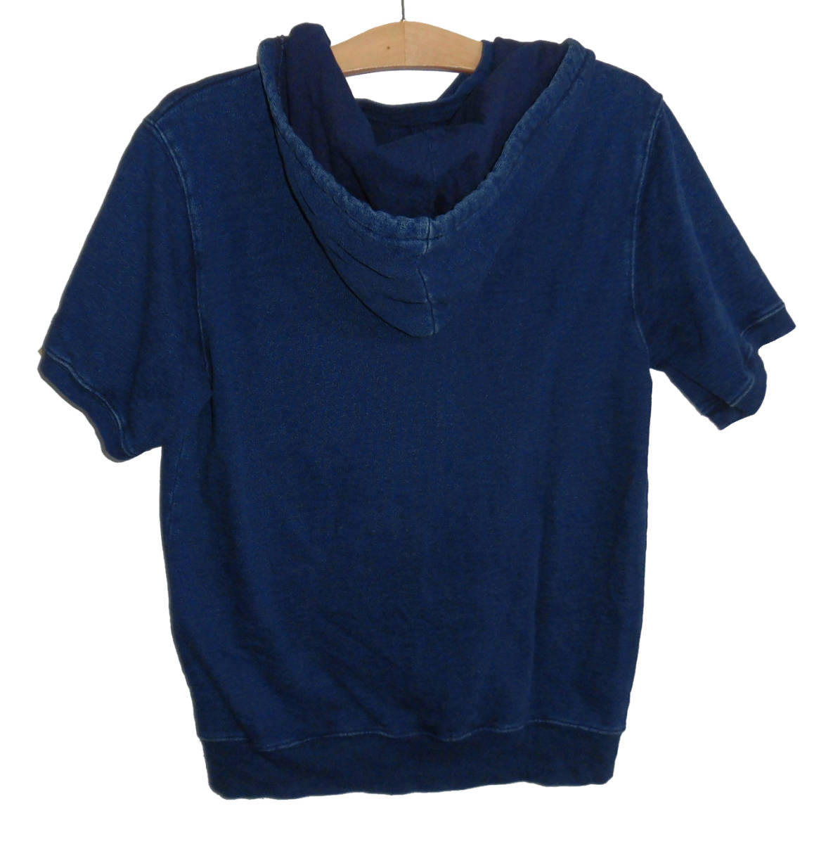 stussy メンズ インディゴの通販 バックプリント ショーンフォント | Я美品◆ STUSSY ステューシー インディゴ染 スウェットデニム 半袖 ジップアップ パーカー M